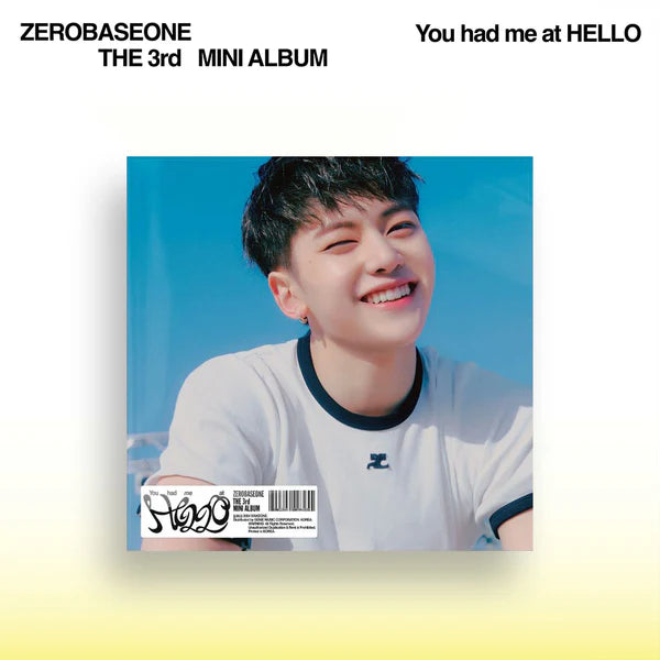 ZEROBASEONE (제로베이스원) 3RD MINI ALBUM - [You had me at HELLO] (DIGIPACK VER.)