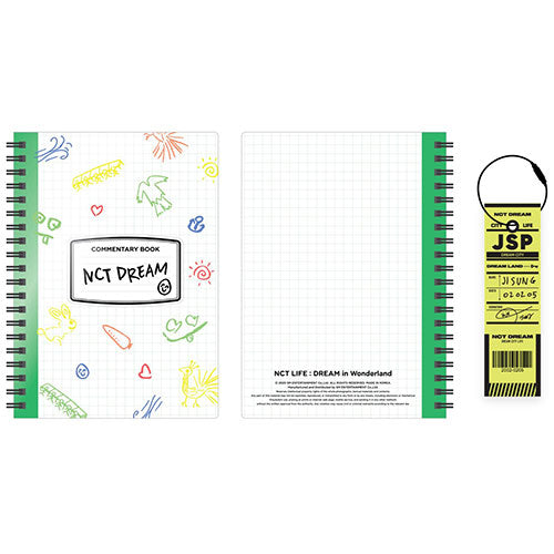 NCT DREAM (엔시티 드림) -  NCT LIFE : DREAM in Wonderland [COMMENTARY BOOK + LUGGAGE TAG SET]