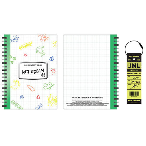 NCT DREAM (엔시티 드림) -  NCT LIFE : DREAM in Wonderland [COMMENTARY BOOK + LUGGAGE TAG SET]