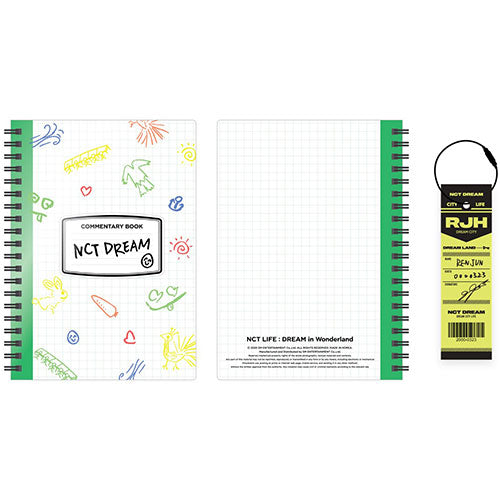 NCT DREAM (엔시티 드림) -  NCT LIFE : DREAM in Wonderland [COMMENTARY BOOK + LUGGAGE TAG SET]