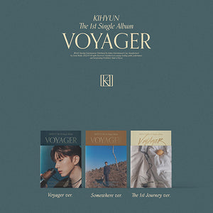 KIHYUN (기현) 1ST SINGLE ALBUM - [VOYAGER] (3 SET PACKAGE)