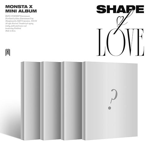 MONSTA X (몬스타엑스) 11TH MINI ALBUM - [SHAPE of LOVE]