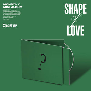 MONSTA X (몬스타엑스) 11TH MINI ALBUM - [SHAPE of LOVE] (Special ver.)