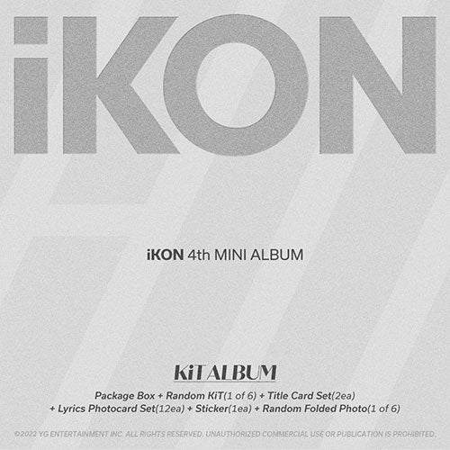iKON (아이콘) 4TH MINI ALBUM - [FLASHBACK] (KiT ALBUM) (+EXCLUSIVE PHOTOCARD)