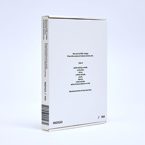 RM (BTS) ALBUM - [INDIGO] (Book Edition)