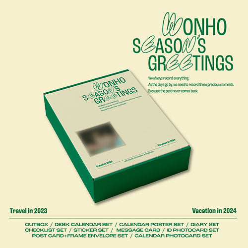 WONHO (원호) - 2023-2024 SEASON’S GREETINGS [Travel in 2023 / Vacation in 2024]