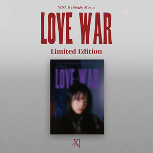 YENA (최예나) 1ST SINGLE ALBUM - [Love War] (Limited Ver. + EXCLUSIVE PHOTOCARDS)