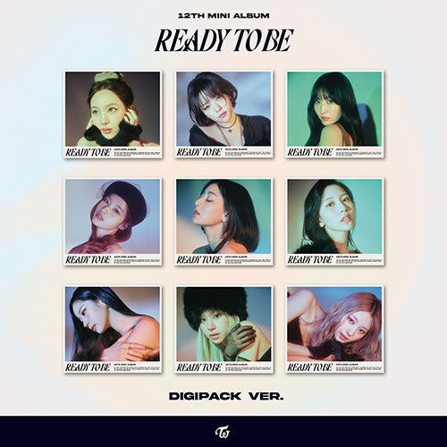 TWICE (트와이스) 12TH MINI ALBUM - [READY TO BE] (Digipack Ver. + HOLOGRAM PHOTOCARD)