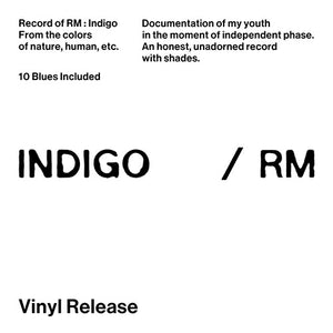 RM (알엠) - Indigo [LP] (Limited Edition)
