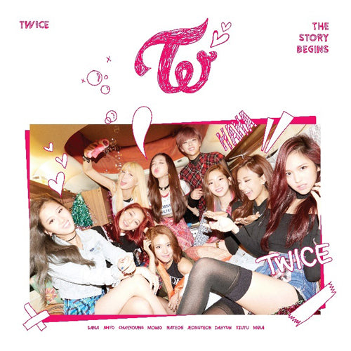 TWICE (트와이스) 1ST MINI ALBUM - [THE STORY BEGINS] - Eve Pink K-POP