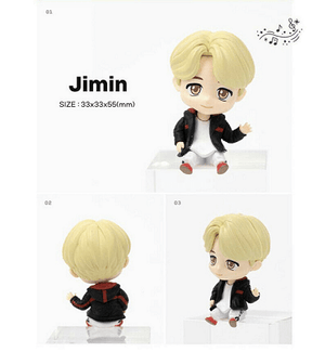 BTS TinyTAN X ROYCHE - MONITOR FIGURE - EVE PINK K-POP