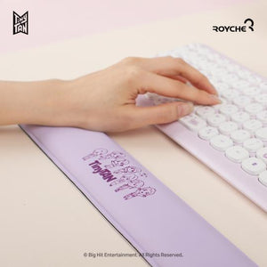 BTS TinyTAN X ROYCHE - TinyTAN Keyboard Wrist Pads - EVE PINK K-POP