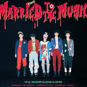 SHINee (샤이니) 4TH ALBUM REPACK - [Married To The Music] - Eve Pink K-POP