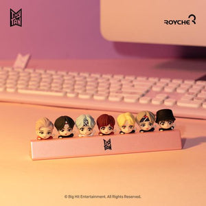 BTS TinyTAN X ROYCHE - TinyTAN Keyboard Figures Set - EVE PINK K-POP