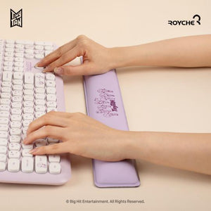 BTS TinyTAN X ROYCHE - TinyTAN Keyboard Wrist Pads - EVE PINK K-POP