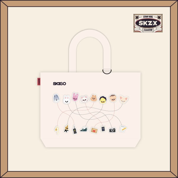 STRAY KIDS (스트레이키즈) - 1ST #LOVESTAY SKZ-X X SKZOO OFFICIAL GOODS [CANVAS BAG]