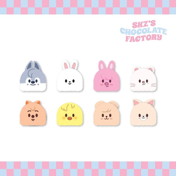 STRAY KIDS (스트레이키즈) 2ND #LOVESTAY - [SKZ'S CHOCOLATE FACTORY] (FLUFFY POUCH)