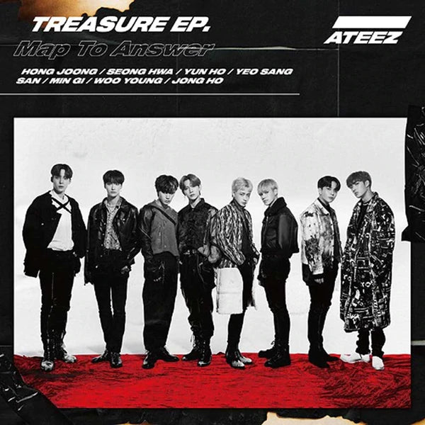 ATEEZ (에이티즈) JAPANESE ALBUM - [TREASURE EP. Map To Answer] (TYPE A)