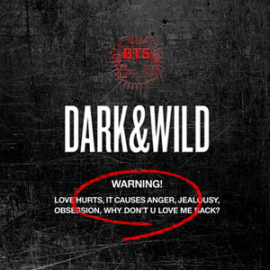 BTS (방탄소년단) 1ST ALBUM - [DARK&WILD] - Eve Pink K-POP