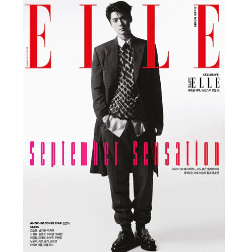 ELLE KOREA - SEP 2022 [COVER : SEHUN (EXO)]