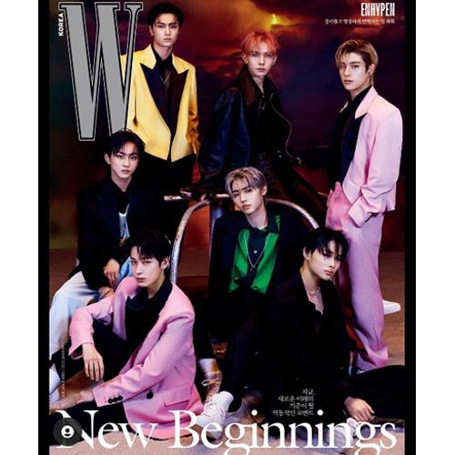 W KOREA - JANUARY 2022 [COVER : ENHYPEN]