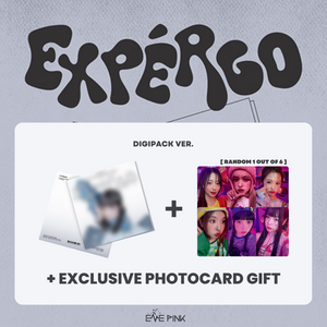 NMIXX (엔믹스) 1ST EP ALBUM - [expérgo] (Digipack Ver. + EXCLUSIVE PHOTOCARD)