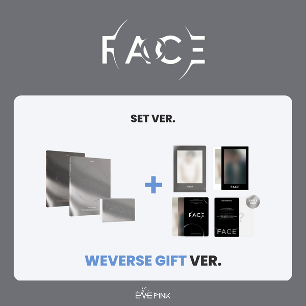 (WEVERSE GIFT OPTION) JIMIN (BTS) ALBUM - [Face] SET (2 CD + Weverse Albums Ver.)