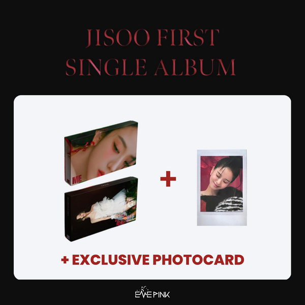 JISOO (BLACKPINK) 1ST SINGLE ALBUM [ME] - (Photobook Ver.) (+ EXCLUSIVE PHOTOCARD)