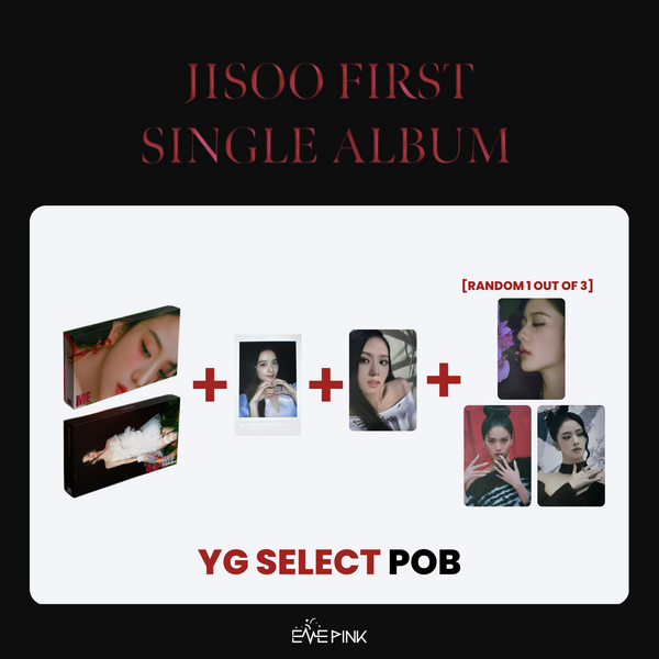 JISOO (BLACKPINK) 1ST SINGLE ALBUM [ME] - (Photobook Ver. + YG SELECT POB)