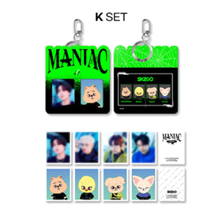 STRAY KIDS - 2ND WORLD TOUR SKZ [MANIAC] IN SEOUL (ID PHOTO DUAL FRAME KEYRING)