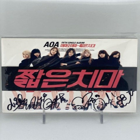[AUTOGRAPHED CD] AOA (에이오에이) SINGLE ALBUM VOL.5 - [MINI SKIRT]