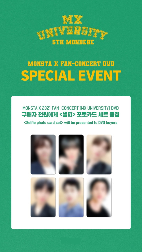 MONSTA X (몬스타엑스) - 2021 FAN-CONCERT [MX UNIVERSITY] DVD