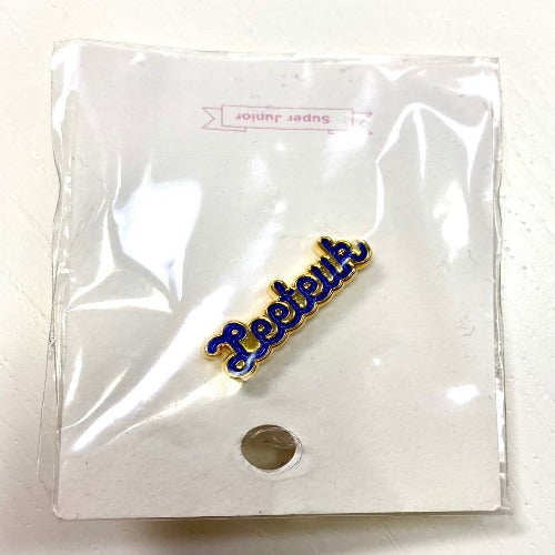 SUPER JUNIOR (슈퍼주니어) - OFFICIAL NAME PIN BADGE