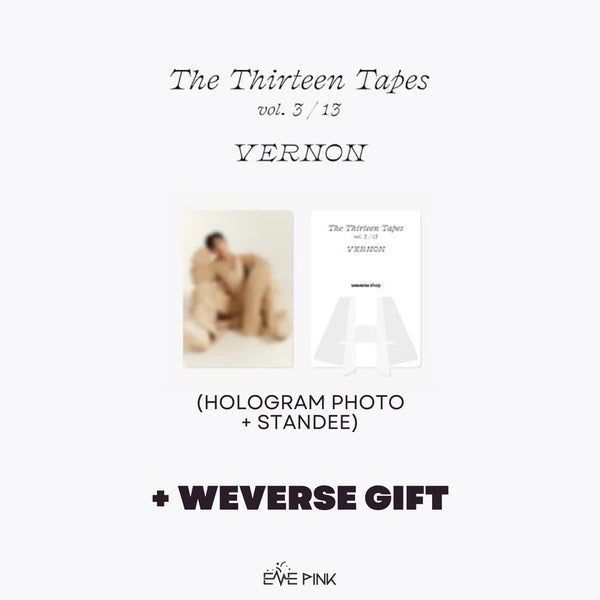 SEVENTEEN THE THIRTEEN TAPES - TTT VOL. 3/13 : VERNON (+ WEVERSE GIFT)