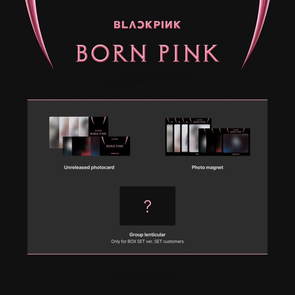 BLACKPINK 2ND ALBUM - [BORN PINK] <BOX ver.> (+ WEVERSE GIFT)