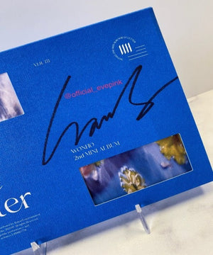 [AUTOGRAPHED CD] WONHO (원호) 2ND MINI ALBUM - [BLUE LETTER] (ONLINE ONLY)