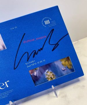 [AUTOGRAPHED CD] WONHO (원호) 2ND MINI ALBUM - [BLUE LETTER] (ONLINE ONLY)
