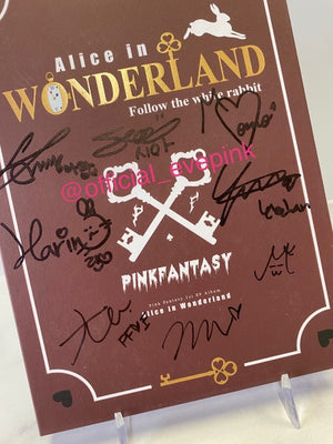 [AUTOGRAPHED CD] PINK FANTASY (핑크판타지) 1ST EP ALBUM - [Alice in Wonderland](ONLINE ONLY)