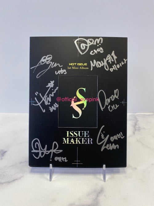 [AUTOGRAPHED CD] HOT ISSUE 1ST MINI ALBUM - [ISSUE MAKER] (ONLINE ONLY)