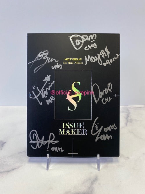 [AUTOGRAPHED CD] HOT ISSUE 1ST MINI ALBUM - [ISSUE MAKER] (ONLINE ONLY)