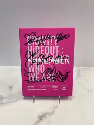 [AUTOGRAPHED CD] CRAVITY (크래비티) - SEASON 1 [HIDEOUT: REMEMBER WHO WE ARE] (ONLINE ONLY)
