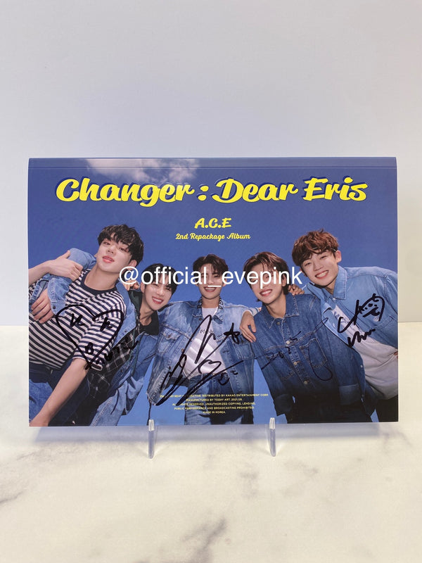 [AUTOGRAPHED CD] A.C.E (에이스) 2ND REPACKAGE ALBUM - [Changer : Dear Eris] (ONLINE ONLY)