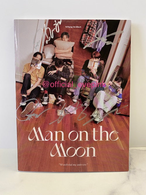 [AUTOGRAPHED CD] N.Flying (엔플라잉) 1ST ALBUM - [Man on the Moon] (ONLINE ONLY)