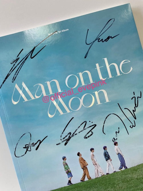 [AUTOGRAPHED CD] N.Flying (엔플라잉) 1ST ALBUM - [Man on the Moon] (ONLINE ONLY)