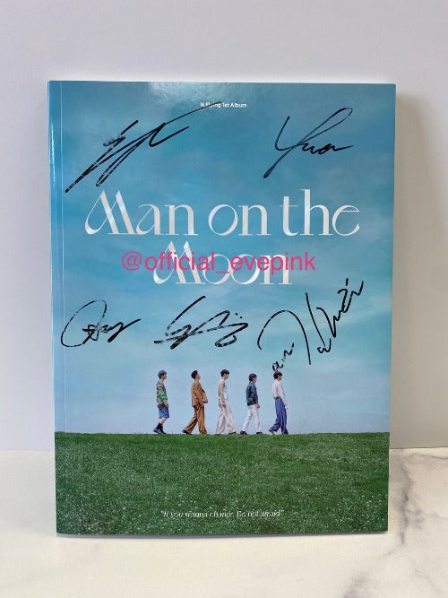 [AUTOGRAPHED CD] N.Flying (엔플라잉) 1ST ALBUM - [Man on the Moon] (ONLINE ONLY)