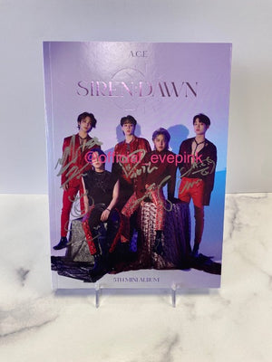 [AUTOGRAPHED CD] A.C.E (에이스) 5TH MINI ALBUM - [SIREN : DAWN] (ONLINE ONLY)