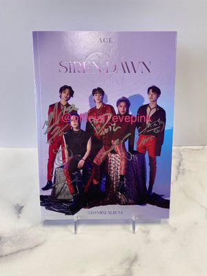 [AUTOGRAPHED CD] A.C.E (에이스) 5TH MINI ALBUM - [SIREN : DAWN] (ONLINE ONLY)