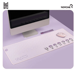 BTS TinyTAN X ROYCHE - TinyTAN Mouse Long Pads - EVE PINK K-POP