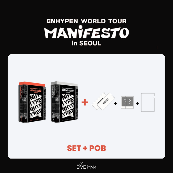 ENHYPEN (엔하이픈) - WORLD TOUR MANIFESTO in SEOUL (SET + POB)