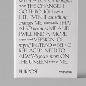 TAEYEON (태연) 2ND ALBUM - [Purpose] - Eve Pink K-POP